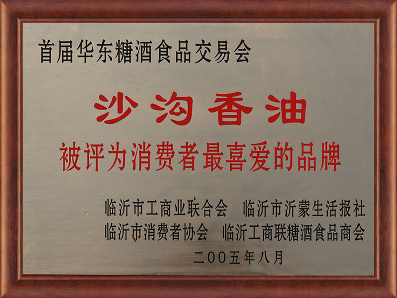 消费者最喜爱品牌